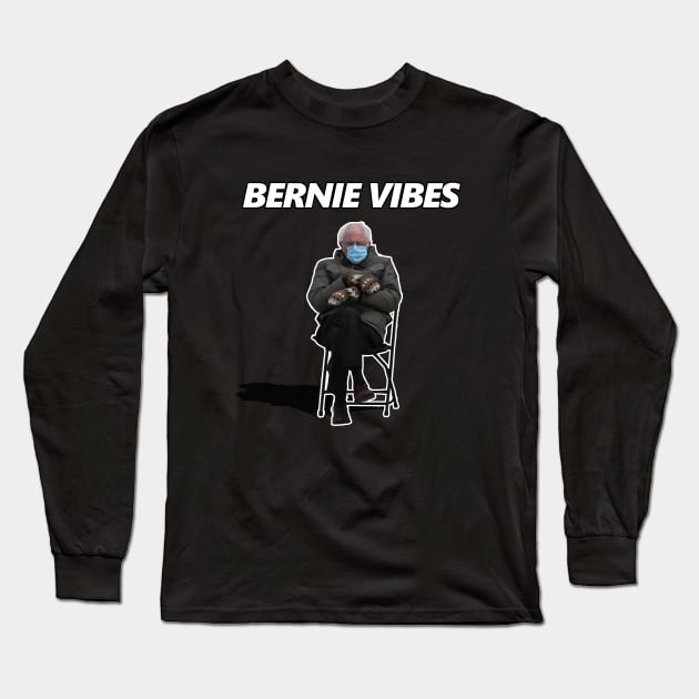 Bernie Mitten Vibes Long Sleeve T-Shirt by ugli